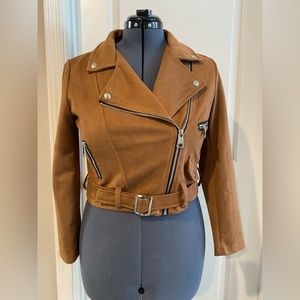 Suede Moto Jacket Size M/L